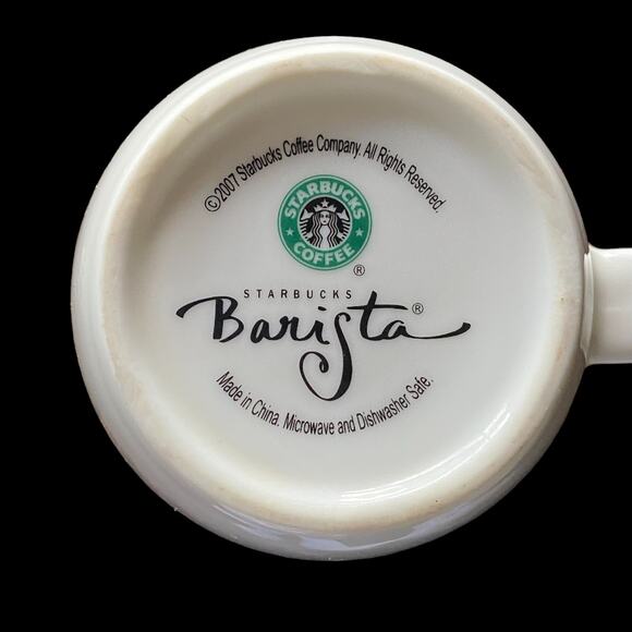 2007 Starbucks Barista Coffee Mug - Picture 5 of 5